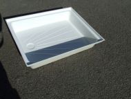 Fibreglass shower tray 24" x 30"