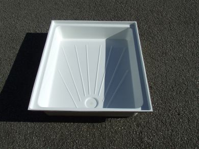 Fibreglass shower tray 24" x 36"