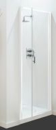Petite Style Plus 1600mm & 1700mm Silver Finish Pivot Shower Door