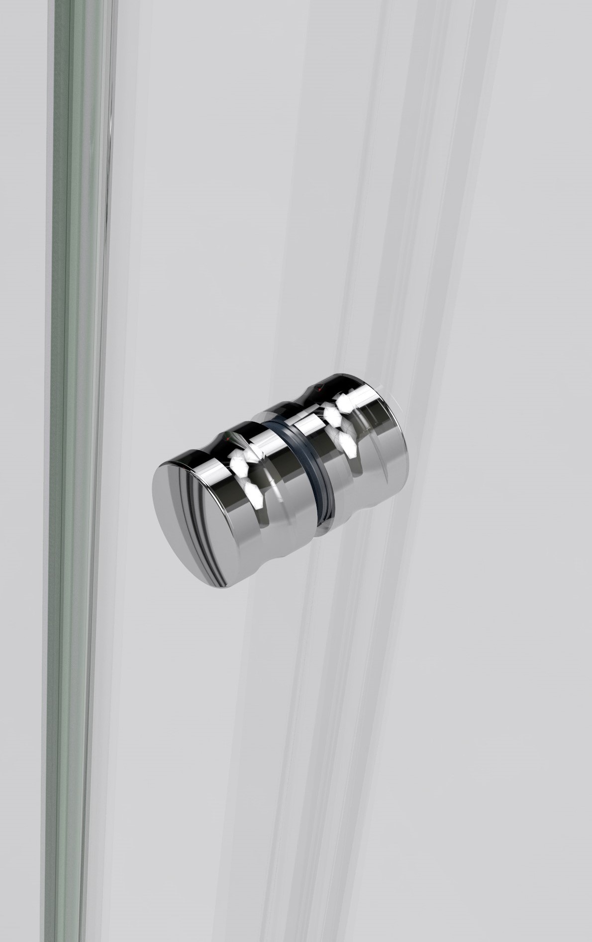 01 Petite Style Standard Size Pivot Shower Door 1800mm X 700mm